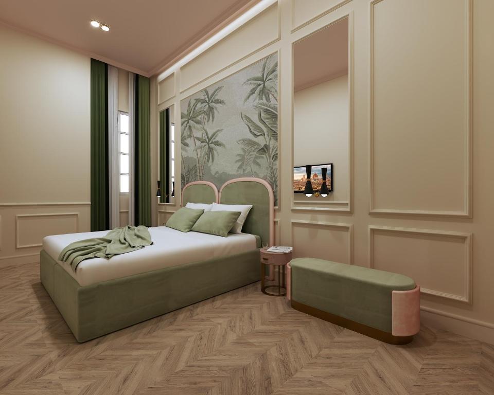 Hotel La Gemma Floransa Dış mekan fotoğraf 3D rendering of a bedroom