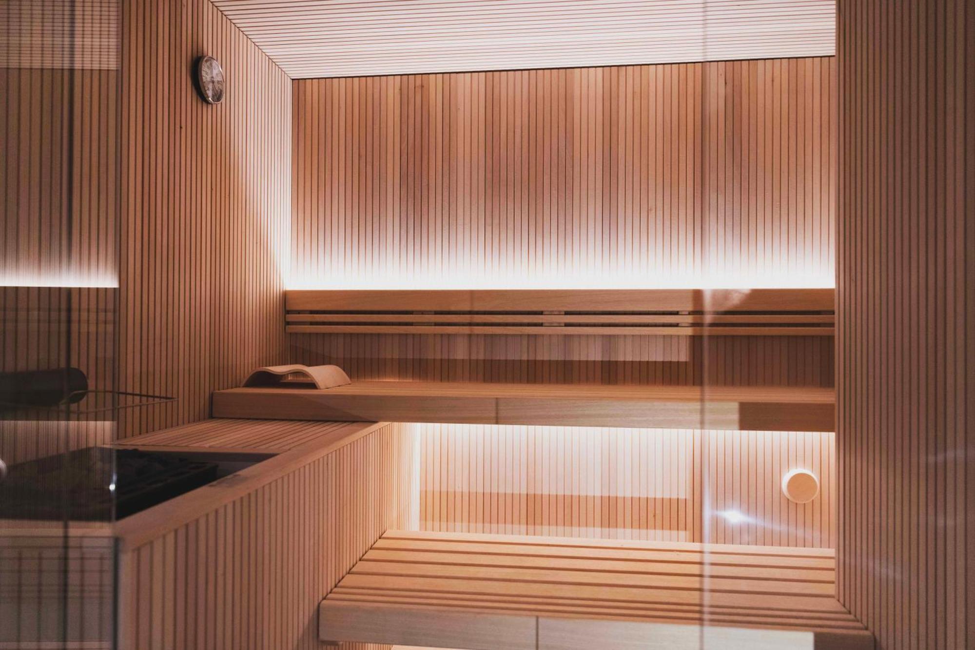 Hotel La Gemma Floransa Dış mekan fotoğraf A modern Finnish sauna
